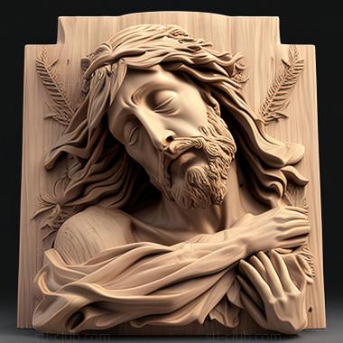 3D model st jesus (STL)